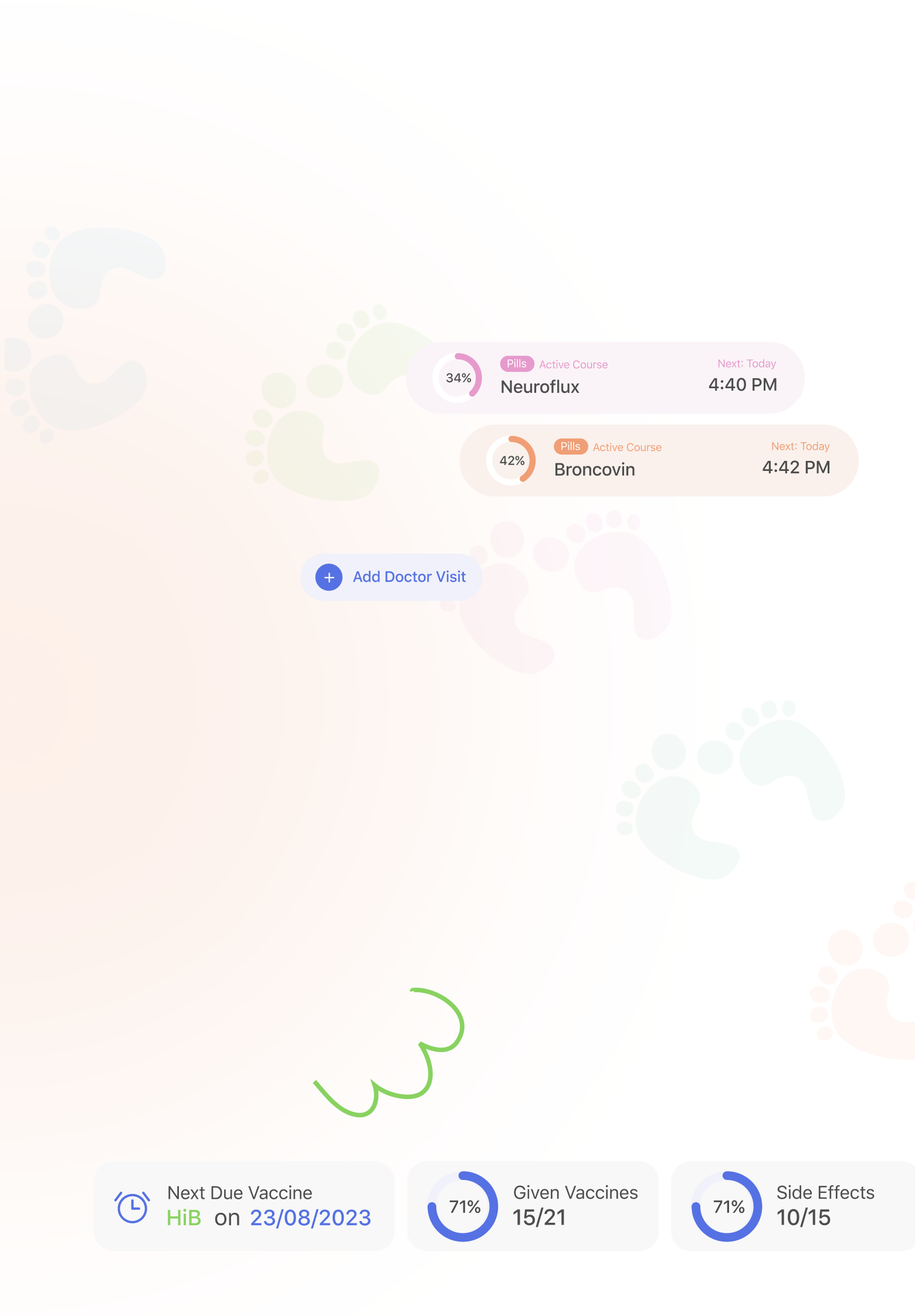 Baby’s Health Tracker — For Vaccines, Medications, Symptoms, and Doctor Visits