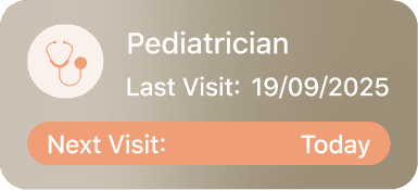 Pediatrician appointment reminder