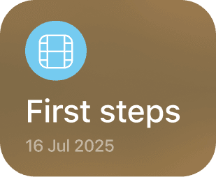 Baby first steps milestone