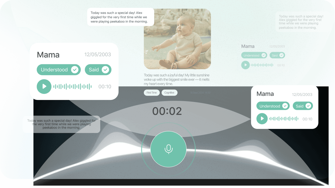 Voice notes & audio memories