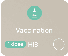 First vaccine for baby schedule